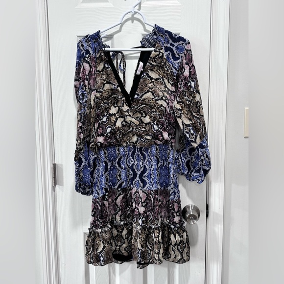 Parker Multicolor Long Sleeve Dress - Picture 2 of 14